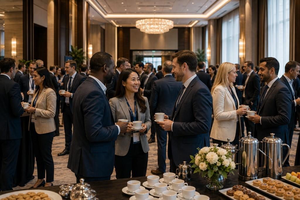 Coffee break and delegate networking at Global Leadership Dialogue 2026