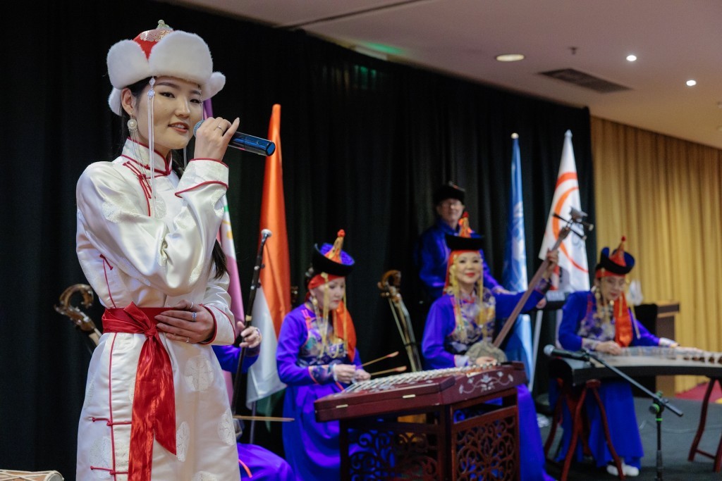 Traditional cultural performance during the summit immersion programme